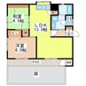 メゾン大村 2LDKの間取り