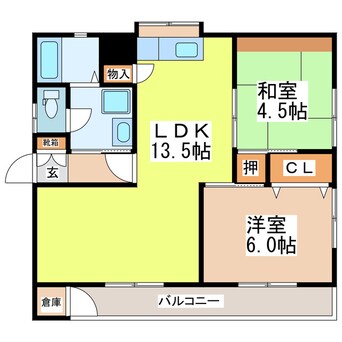 間取図 メゾン大村