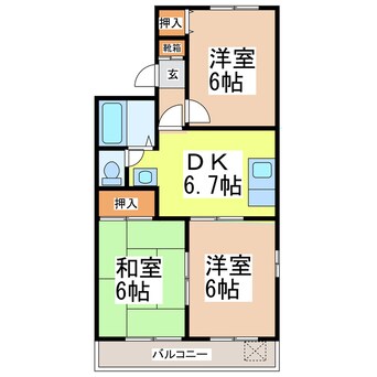 間取図 ウィンディ96