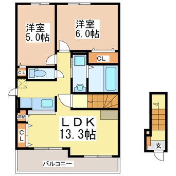 間取図 シャンパーニュB