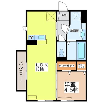 間取図 ラニー　ラグーン