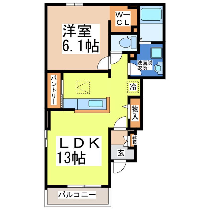 間取図 ブルゴーニュB