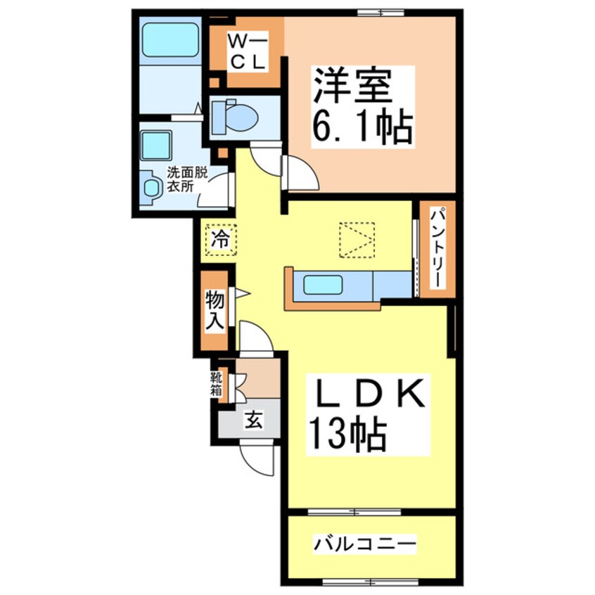 間取図 ブルゴーニュB