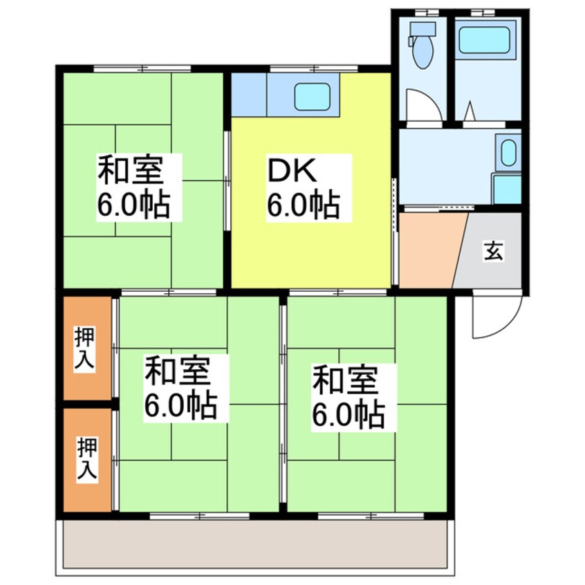 間取図 SUBSTANCE