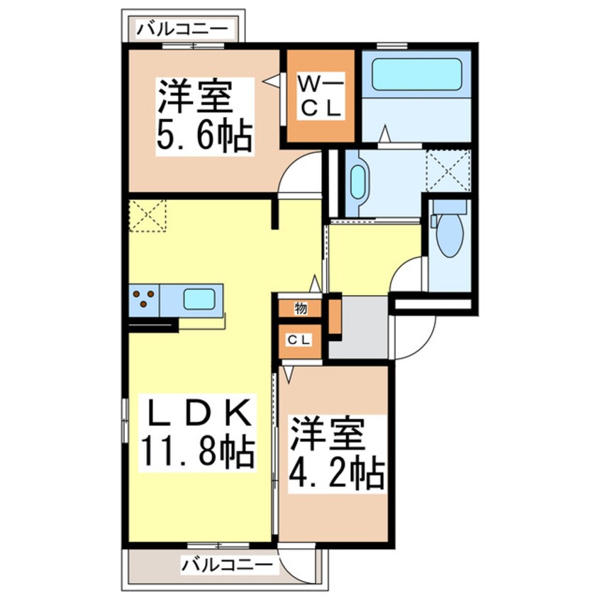 間取図 エスト出町