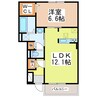 りりあんⅡ 1LDKの間取り