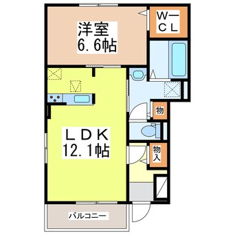 間取図 りりあんⅢ