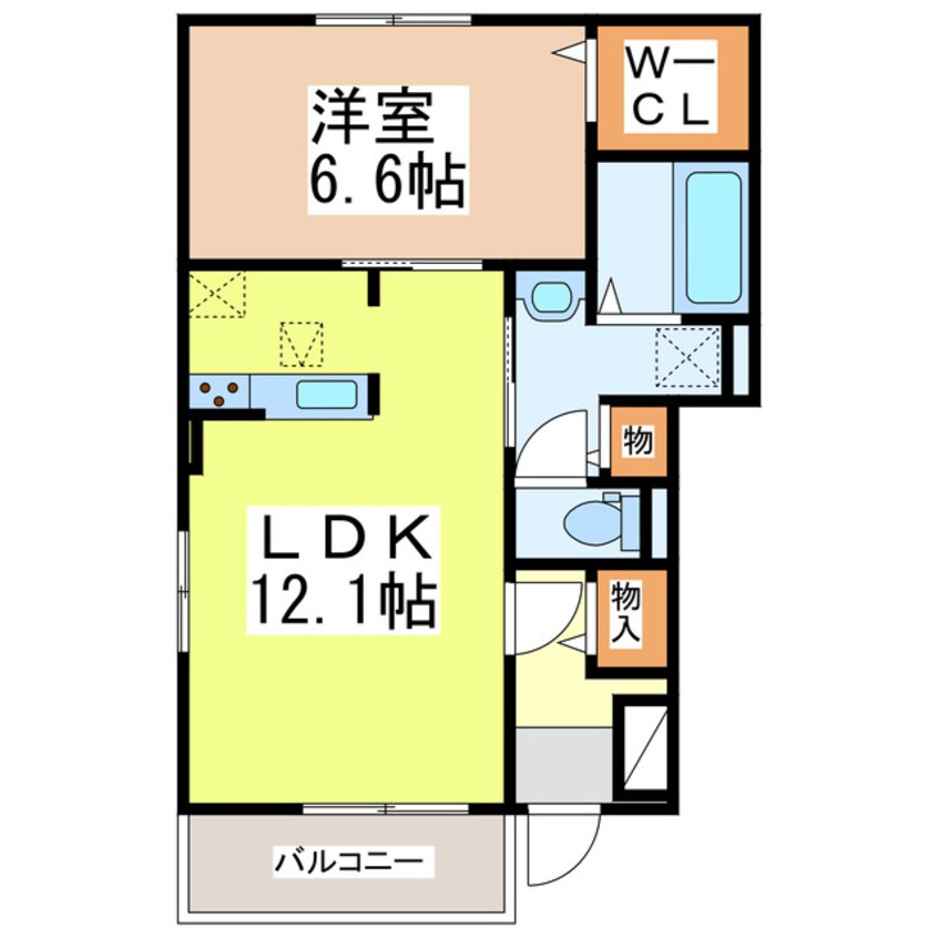 間取図 りりあんⅢ