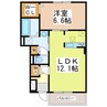 りりあんⅢ 1LDKの間取り