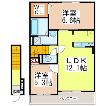 間取図 りりあんⅢ