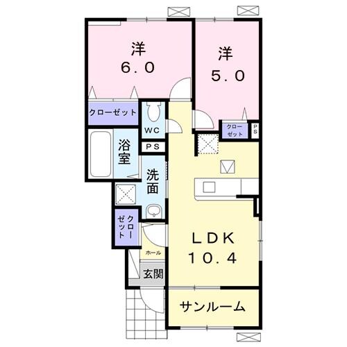 間取り図 Ange224　A