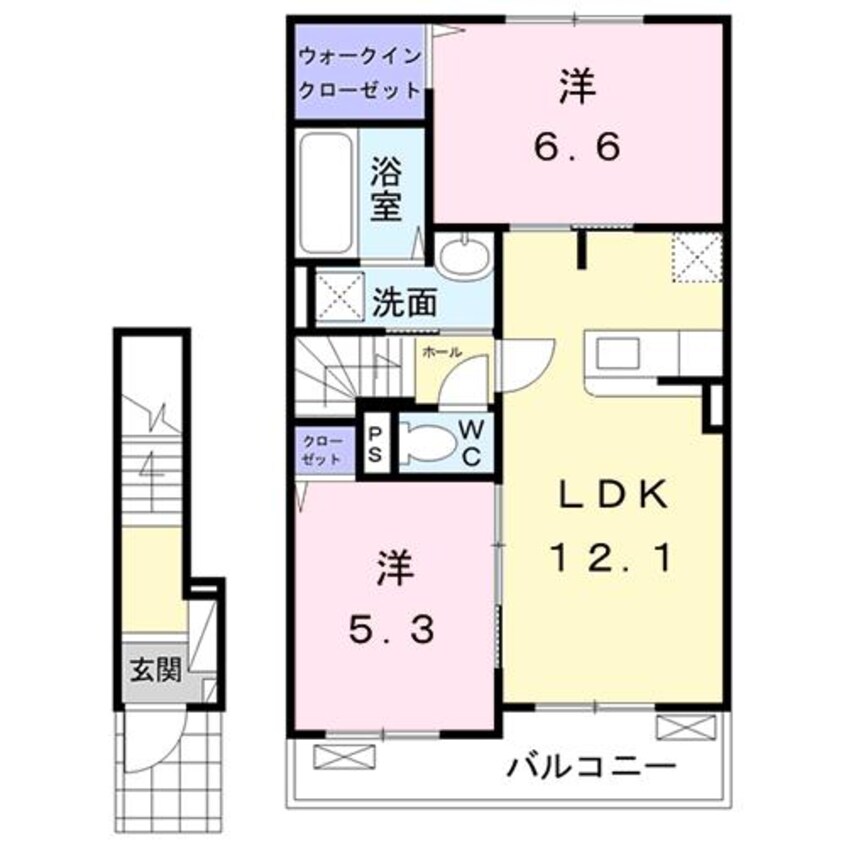 間取図 サンライト桜Ⅱ