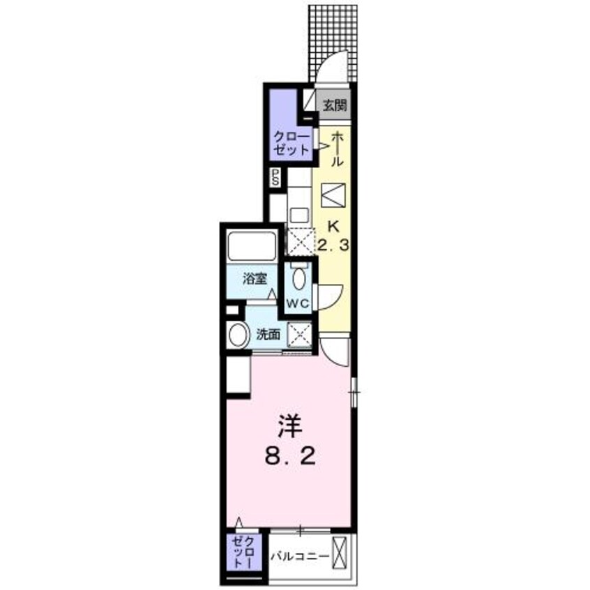 間取図 カルヴァドスA