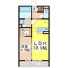 ファグタル 1LDKの間取り