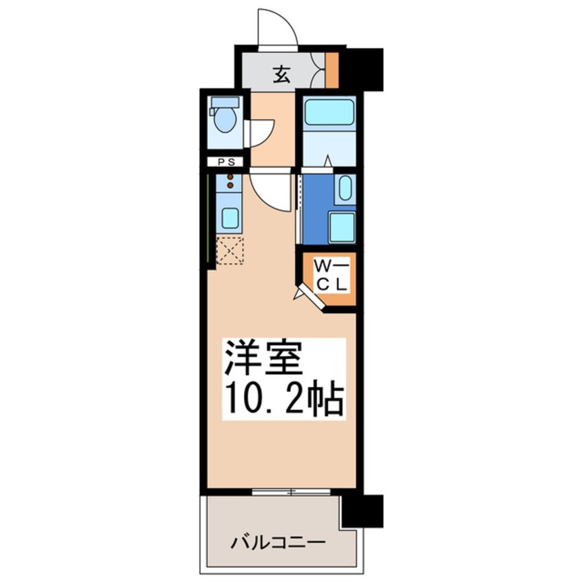 間取図 GLAD塩屋町