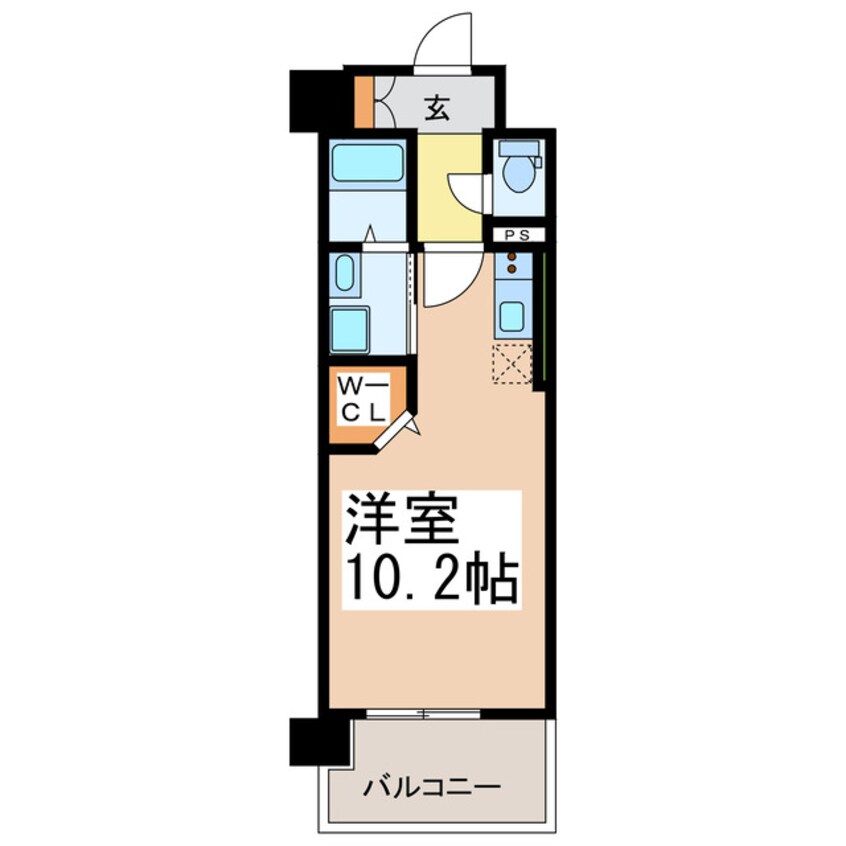 間取図 GLAD塩屋町