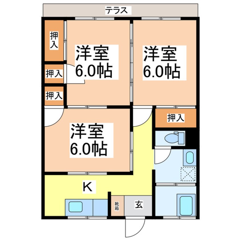 間取図 ヒマワリマンション2