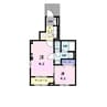 I・VILLAGE大手町A 2Kの間取り