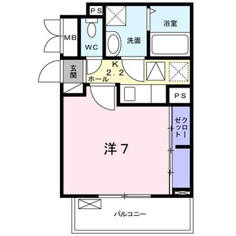 間取図 スタンツァ　ノーヴェ　アオ