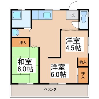 間取図 ニシガキアパート