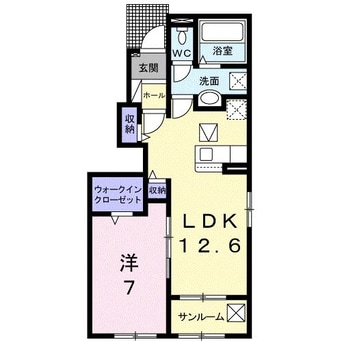 間取図 ラ・フォーレ人吉Ⅰ