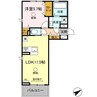 ラニーラグーンEXE 1LDKの間取り