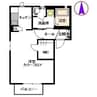 ステュディオⅠ 1Kの間取り