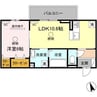 ル・シエル・ブルー 1LDKの間取り