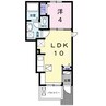 コンフォートヴィラ 1LDKの間取り