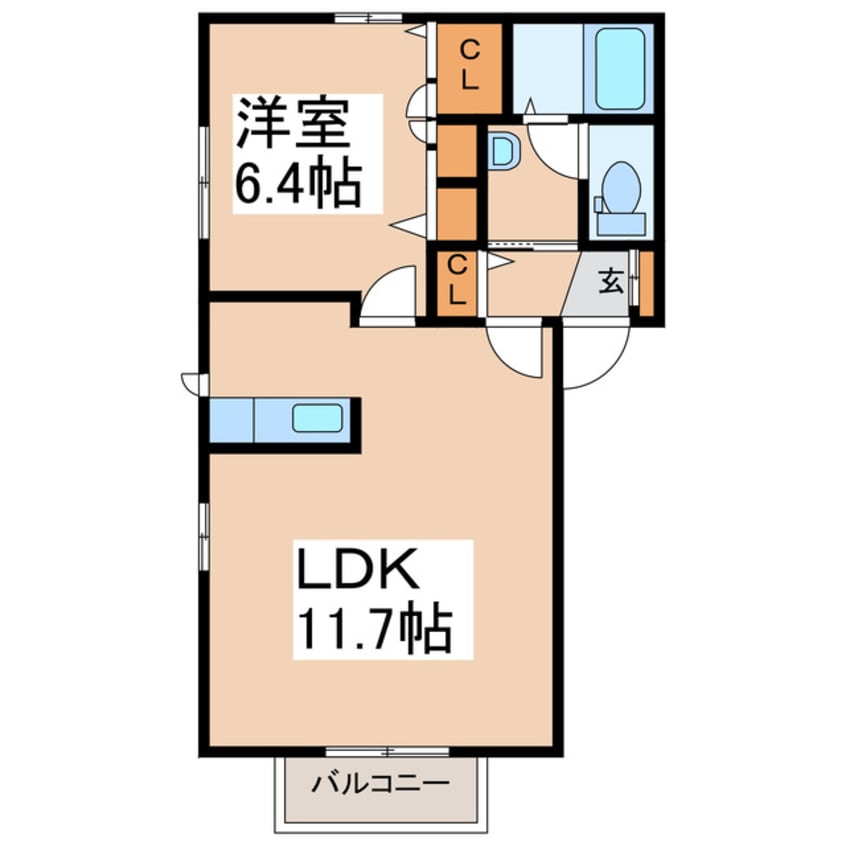 間取図 アルジール舟戸