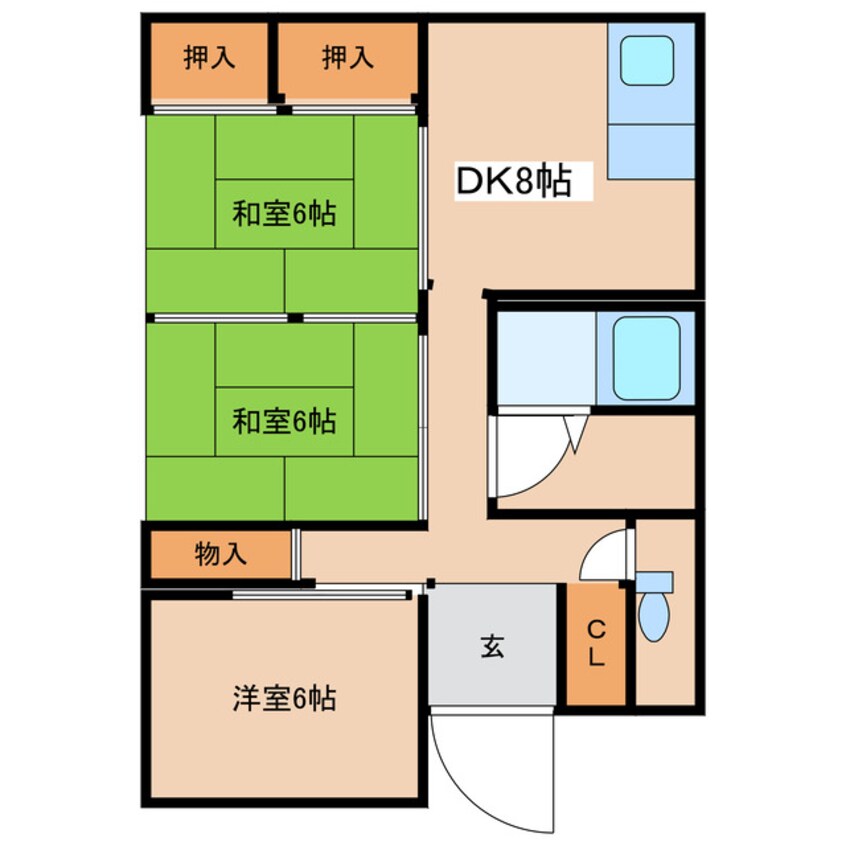 間取図 マンション豊原