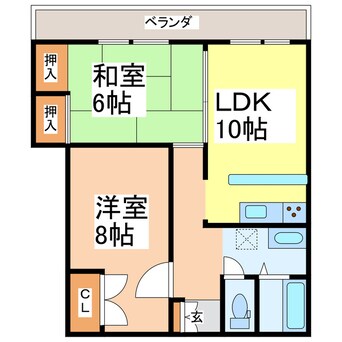 間取図 ファミール松江