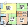 小島貸家 3LDKの間取り