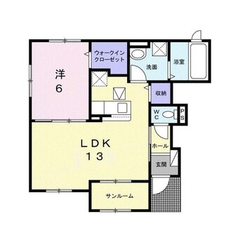 間取図 フラワーコート　A