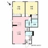 花水木 2LDKの間取り