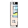GTマンション東京画廊 1Kの間取り