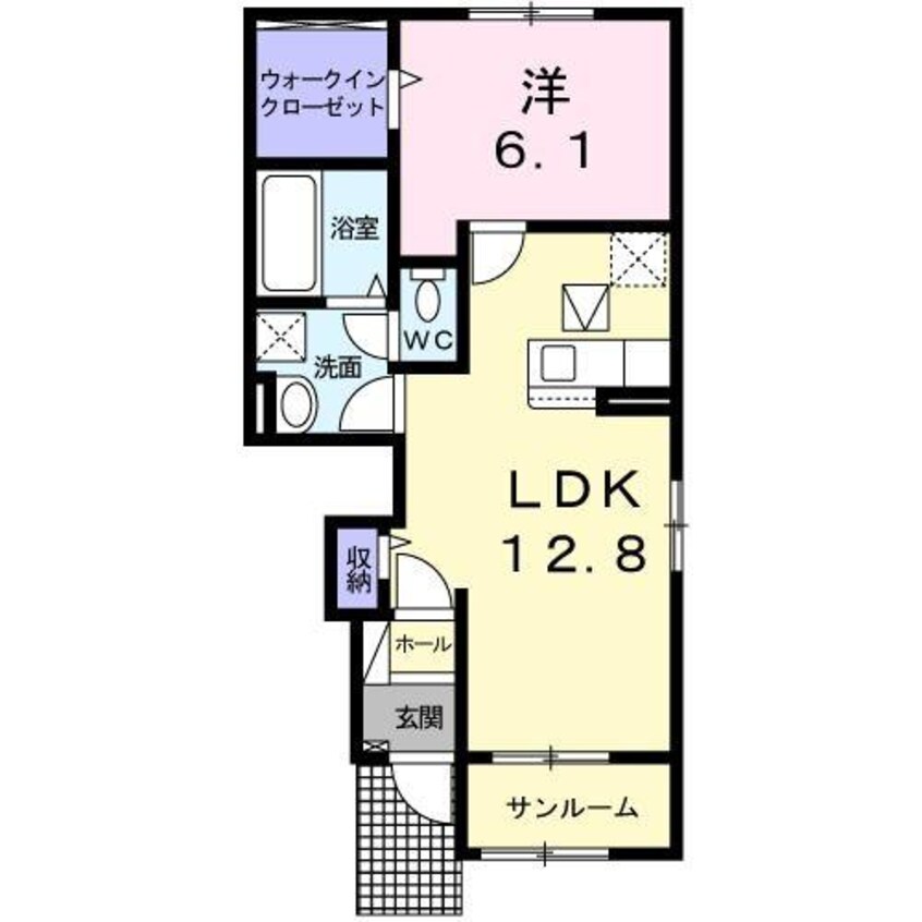 間取図 ＷesteryGardenⅡ