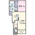 ウェル　アイランド　K-Ⅱの間取図