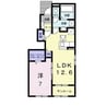 リレアⅠ 1LDKの間取り
