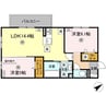 WM新八代A 2LDKの間取り
