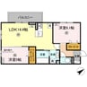WM新八代A 2LDKの間取り