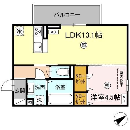 間取り図 WM新八代A