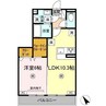 D-ROOM柊 1LDKの間取り