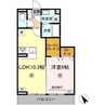 D-ROOM柊 1LDKの間取り