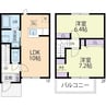 Castle eight（キャッスルエイト） 2LDKの間取り