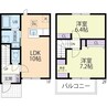 Castle eight（キャッスルエイト） 2LDKの間取り