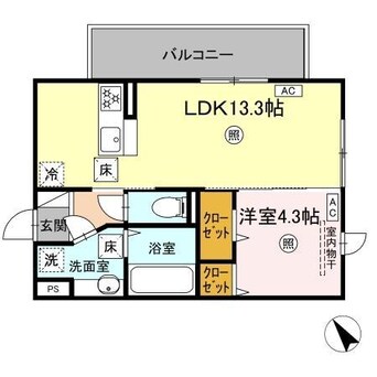 間取図 インフィニティ新八代