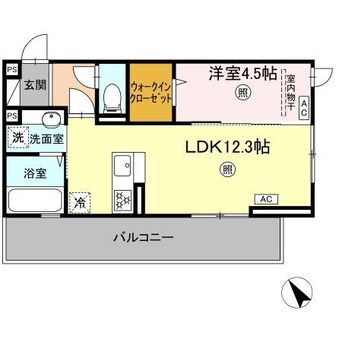 間取図 インフィニティ新八代