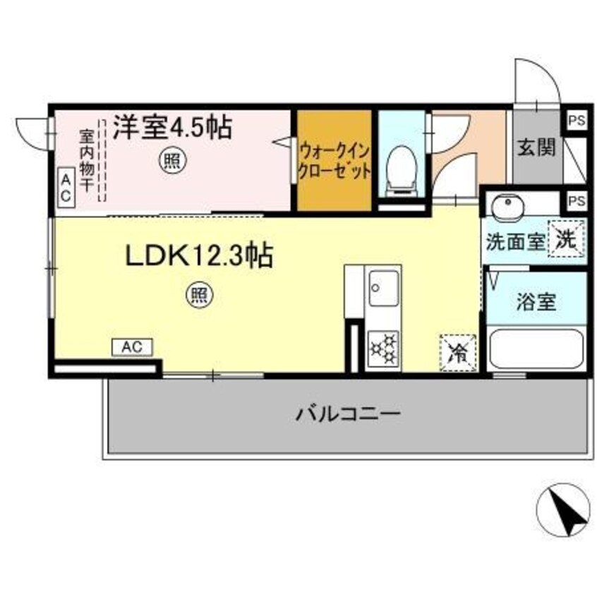 間取図 インフィニティ新八代