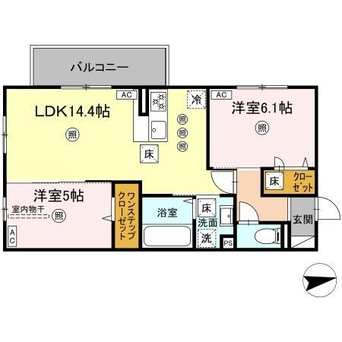 間取図 グランツェーレ鷹辻